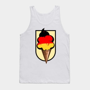 German flag funny ice cream Tank Top